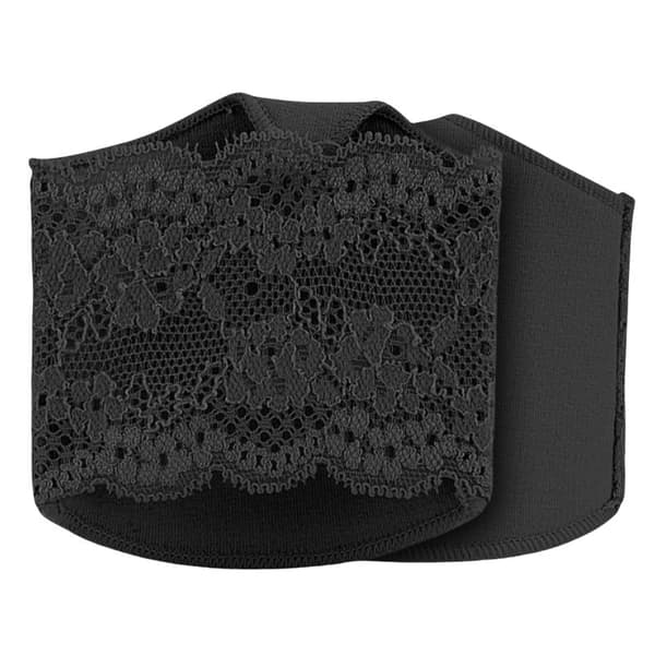 INF Usynlig forfodspude med anti-slip tåseparator Sort
