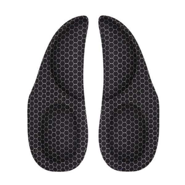 INF 2 par gel-hælputer for plantar fasciitis Sort L