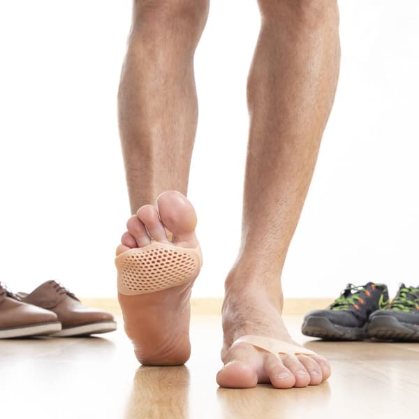 Mellemfodspuder af gelé i silikone SilStep InnovaGoods (Pakke med 2)