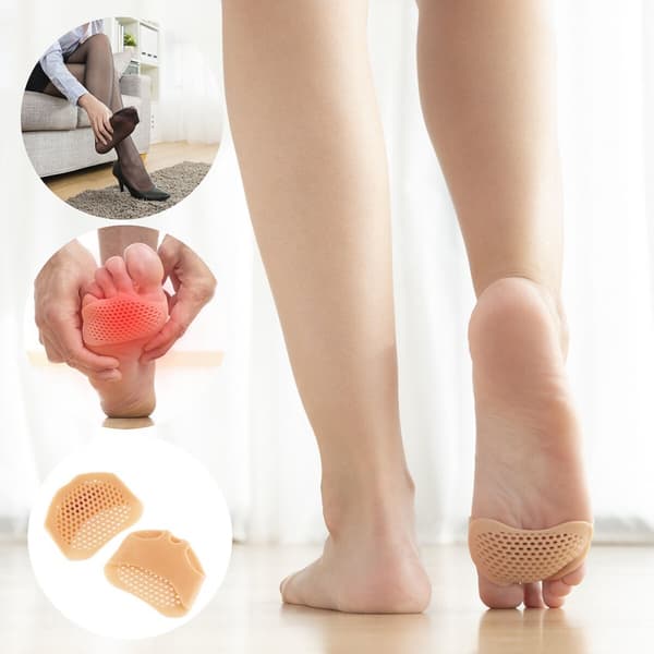 Mellemfodspuder af gelé i silikone SilStep InnovaGoods (Pakke med 2)
