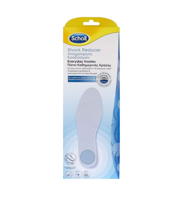 Scholl Shock Reducer Everyday Insoles shoe inserts for everyday wear 1 pair