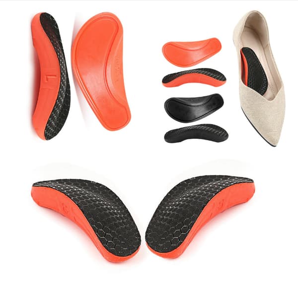 INF L-formet PU Arch Support-innleggssåler for voksne