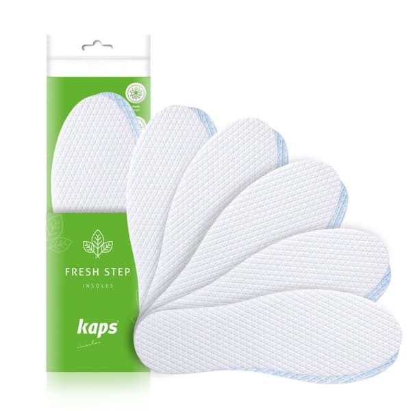 Uppfriskande anti-svettinnersulor - 6 par Kaps Fresh Step