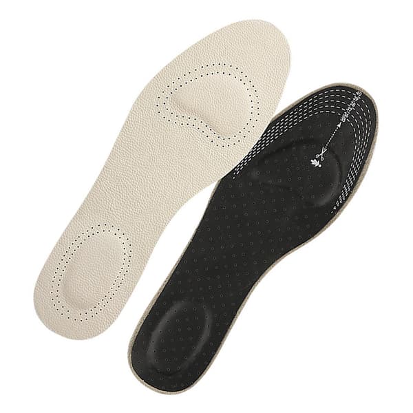 INF Tykke Latex Innleggssåler, Støtdempende Sport Innleggssåler med Støtte for Fotbuen, Fulle Sko Innleggssåler for Menn og Kvinner