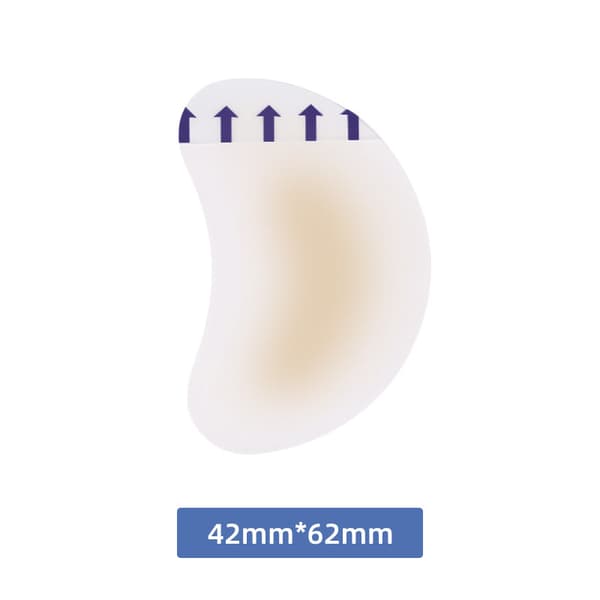 INF Usynlige hælforinger for kvinner (10-pakning) - 42x62 mm