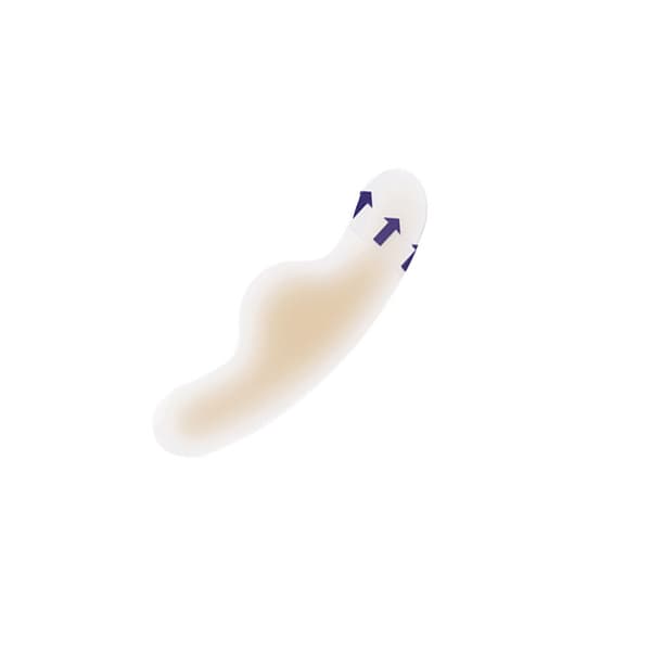 INF Osynliga hälkuddar för kvinnor (21x65mm, 10-pack)