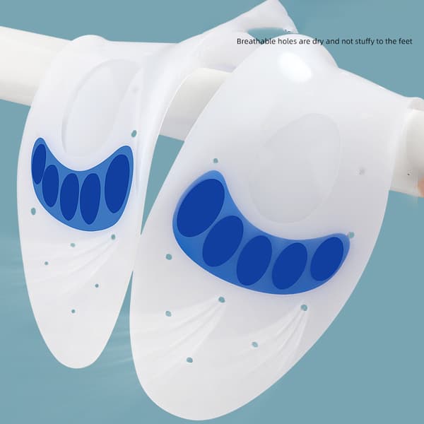 INF Silikon Gel-innleggssåler med støtte for fotbuen for lindring av plantar fasciitt