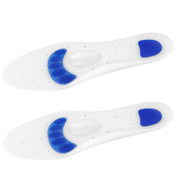 INF Silikon Gel-innleggssåler med støtte for fotbuen for lindring av plantar fasciitt