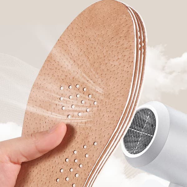INF Bekväma bruna läder- och latexinnersulor - 2 par C