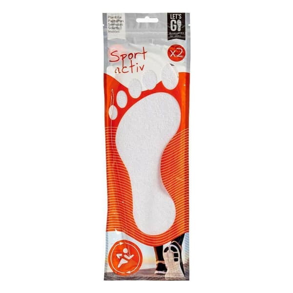 Skabeloner Sport Hvid Bomuld Latex 9,5 x 29,5 cm (12 enheder)