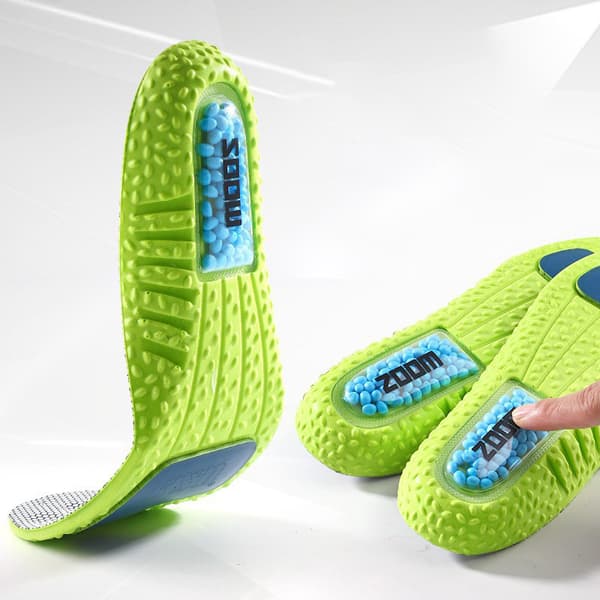 INF Hög elastisk PU-material grå bubbelinnersula - utmärkt stötdämpning, svettabsorption och andningsförmåga, unisex  38