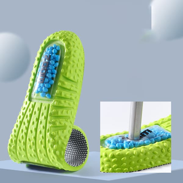 INF Hög elastisk PU-material grå bubbelinnersula - utmärkt stötdämpning, svettabsorption och andningsförmåga, unisex  38