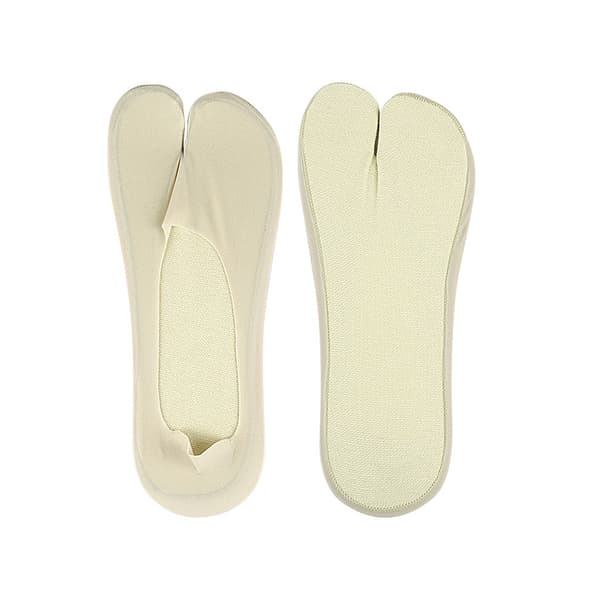 INF Ice Silk Split Toe No Show Socks - 4 Pairs Summer Socks