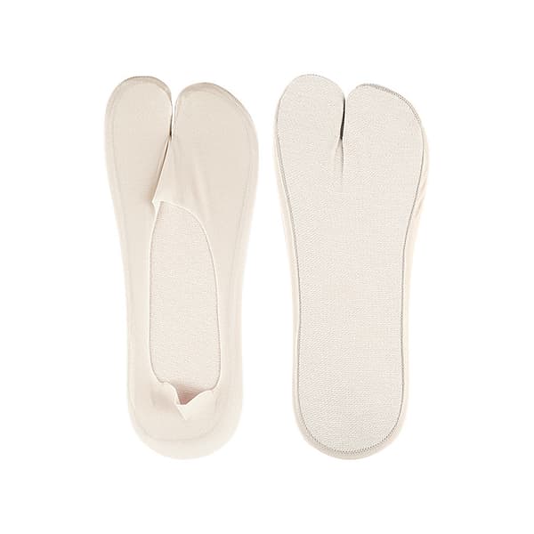 INF Ice Silk Split Toe No Show Socks - 4 Pairs Summer Socks