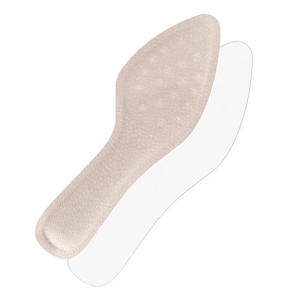 INF Läderinlägg - PU-läderdesign med spetsig tå Beige