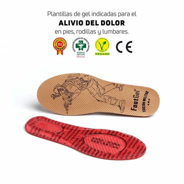 Sapluunat FootGel Military & Police 35-38 Eukalyptus