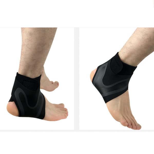 INF Optimal Ankelstøtte Skinne Kompressionsærme - Sportsbeskytter Sort XL