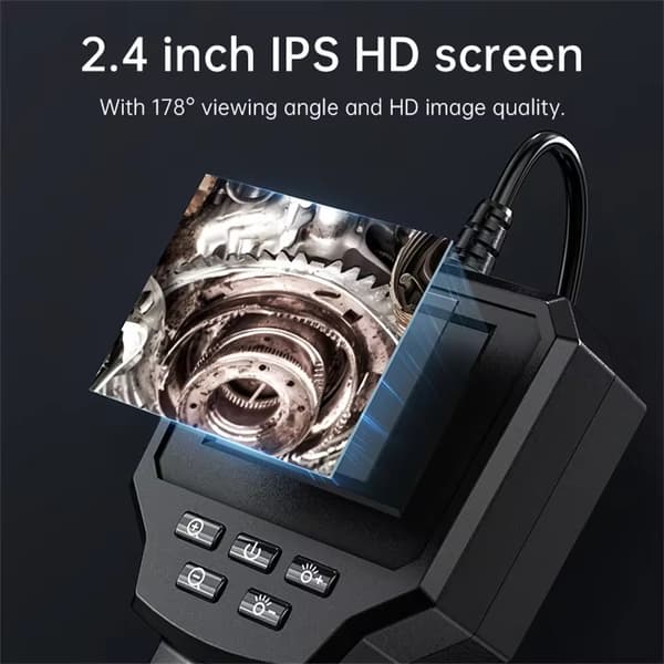 10M borrhålsinspektion Bilendoskopkamera 8mm 1080P HD bilreparationsverktyg inomhuskamera 4 LED-lampor för bilreparation av luftkonditionering