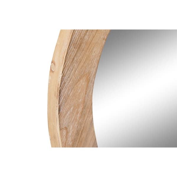 Väggspegel DKD Home Decor Brun Naturell Alpino 66 x 5 x 66 cm