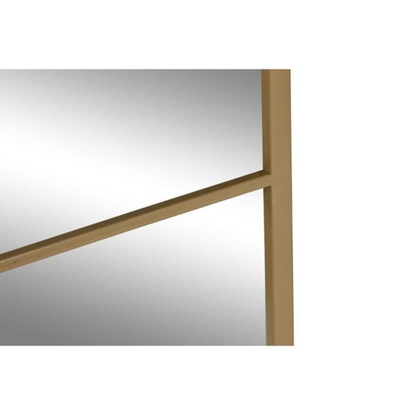 Väggspegel Home ESPRIT Gyllene 90 x 2 x 90 cm