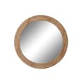 Miniatyrbilde 1 av 3: Veggspeil DKD Home Decor Brun Naturell Alpino 66 x 5 x 66 cm