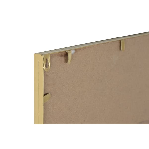 Veggspeil Home ESPRIT Gyllen 90 x 2 x 180 cm