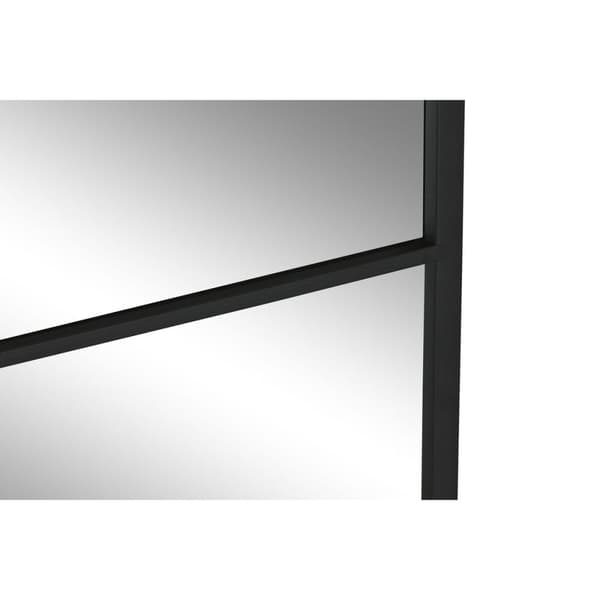 Veggspeil Home ESPRIT Svart 90 x 2 x 90 cm