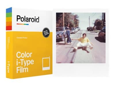 Polaroid i-Type Color Film - Brilliant - hvit - 88 x 107 mm 8 ark fotopapir