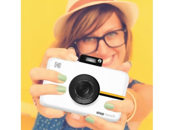 KODAK STEP TOUCH + Pakke med blekkpatroner for 20 bilder - hvit