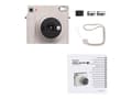 Miniatyrbild 3 av 5: Fujifilm Instax SQUARE SQ1 - Instant camera - objektiv: 65.75 mm - instax SQUARE kritvit