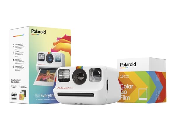 Polaroid Go - Everything Box - Pikakamera - objektiivi: 51,1 mm - Polaroid Go hvid