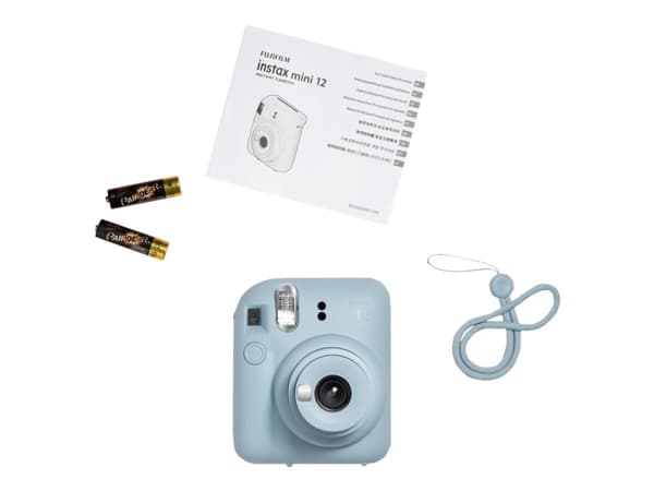 Fujifilm Instax Mini 12 - Instant camera - objektiv: 60 mm - instax mini pastellblå