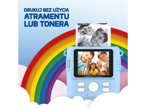 Camera for kids LAMAX InstaKid1 Mėlyna (LXKCMIK1NNNLA)