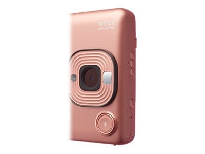 Fujifilm Instax Mini LiPlay - Digitalkamera - kompakt med øyeblikkelig bildeskriver - rødmegull