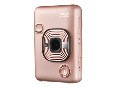 Fujifilm Instax Mini LiPlay - Digitalkamera - kompakt med øyeblikkelig bildeskriver - rødmegull