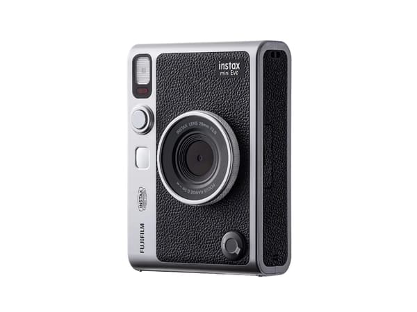 Fujifilm Instax mini Evo, 1/5", 2560 x 1920 pikseliä, 62 x 46 mm, CMOS, Sort, 28 mm