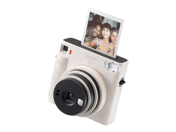 Fujifilm Instax SQUARE SQ1 - Øyeblikkskamera - linse: 65.75 mm - instax SQUARE kritthvit