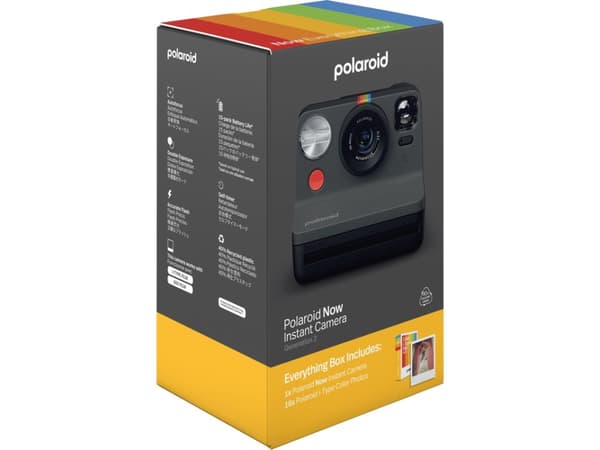Polaroid Now Gen 2 E-Box Black & White, Sort, Hvit, 665 g, 112,2 mm, 95,5 mm, 150,2 mm, 135 mm
