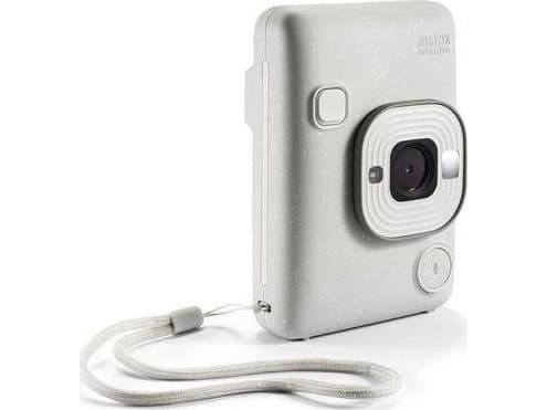 Fujifilm Instax Mini LiPlay - Digitalkamera - kompakt med øyeblikkelig bildeskriver - Bluetooth - misty white