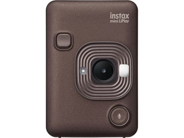 Fujifilm Instax Mini LiPlay - Digikamera - kompakt med hurtigfotoprinter - Bluetooth - pronssinvärinen väri