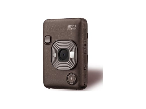 Fujifilm Instax Mini LiPlay - Digikamera - kompakt med hurtigfotoprinter - Bluetooth - pronssinvärinen väri