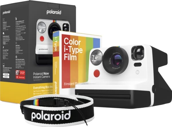 Polaroid Now Gen 2 E-Box Black & White Limited Edition, Black, White, Auto, USB Type-C, Lithium-Ion (Li-Ion), 455.8 g, 94 mm