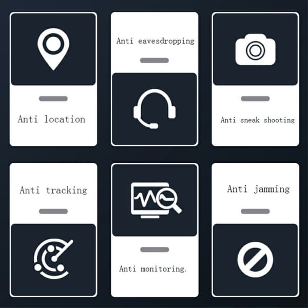 Dold Kamera Detektor WiFi Signal Finder Anti Spy Infraröd Scanner för hotell