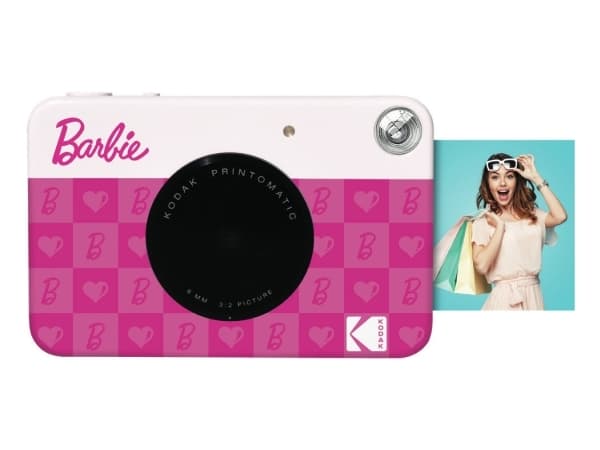 Kodak PRINTOMATIC Barbie Instant Print Camera, 2x3'', Pink
