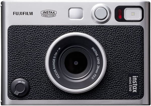 Fujifilm Instax mini Evo, 1/5", 2560 x 1920 piksler, 62 x 46 mm, CMOS, Sort, 28 mm