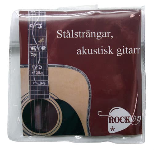 Gitarrsträngar, stål akustisk