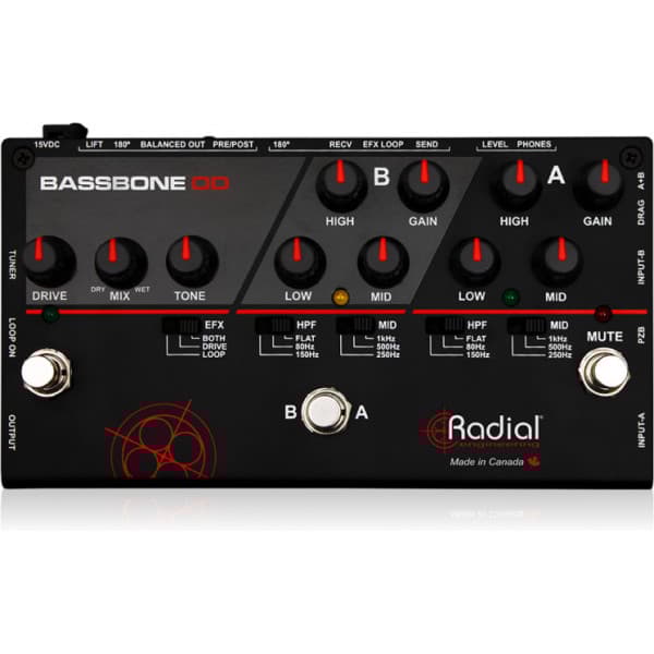 Radial Engineering Bassbone OD - basöverstyrning/distorsion