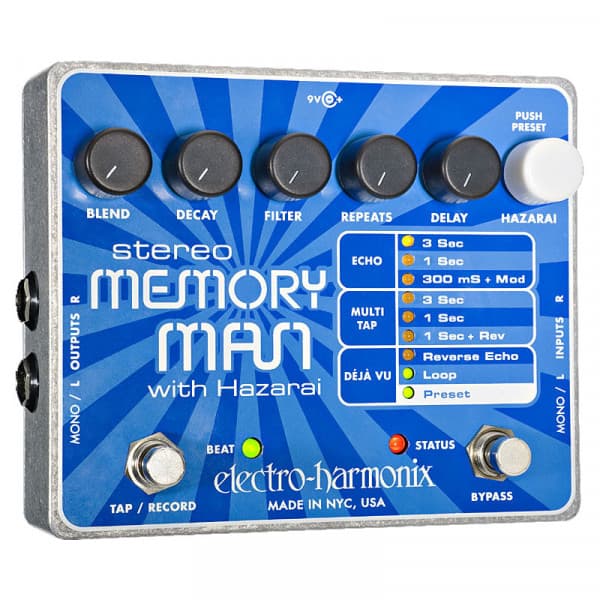 Electro-Harmonix Stereo Memory Man Hazarai-pedal