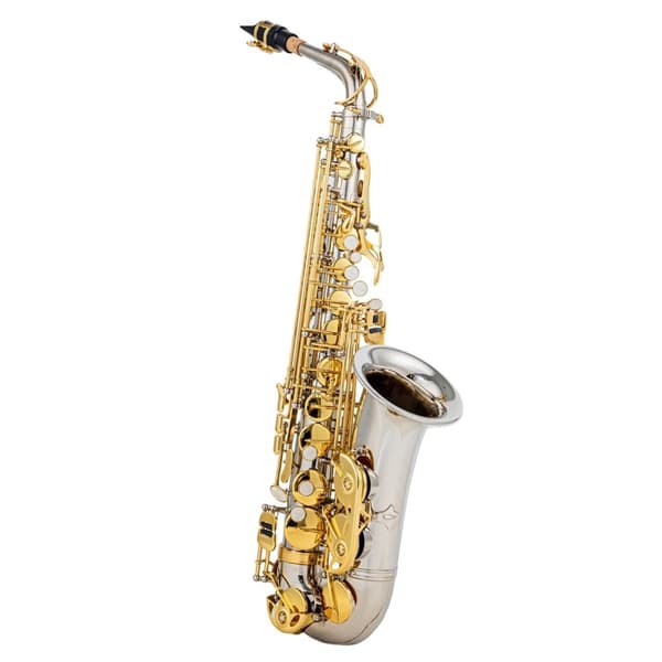 Alto Saxofon, E-drop nøgle, fuldt sæt af tilbehør, Blå Silver