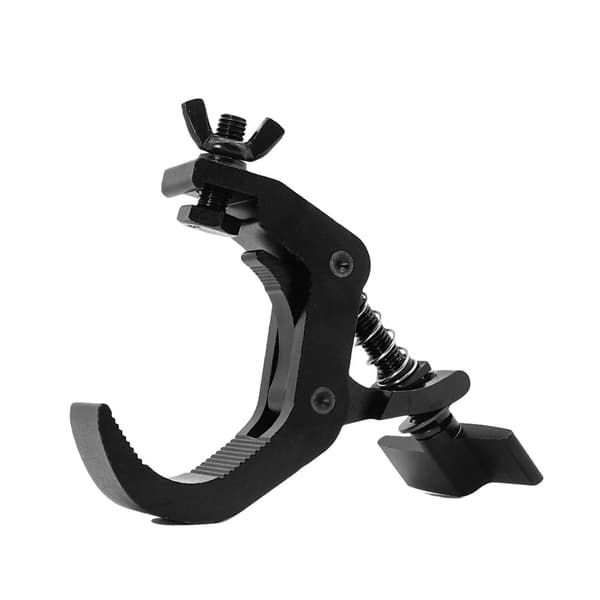 Valojen ripustuskoukku, alumiinimateriaali, 150 kg:n painoraja, Musta, 031HOOK Black